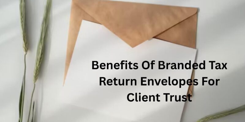 benefits of branded tax return envelopes for client trust
