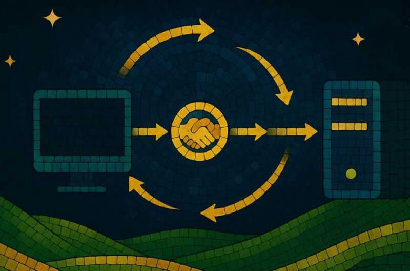 the three network handshakes that fail before you see connected without internet messages