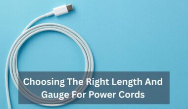 choosing the right length and gauge for power cords