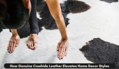 how genuine cowhide leather elevates home decor styles 1